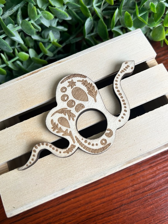 Other - Wooden Snake Crystal Sphere Holder